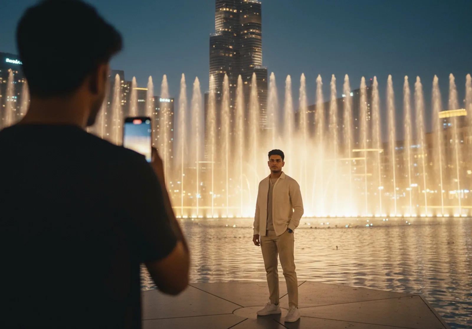 Dubai Fountain Walk Bridge