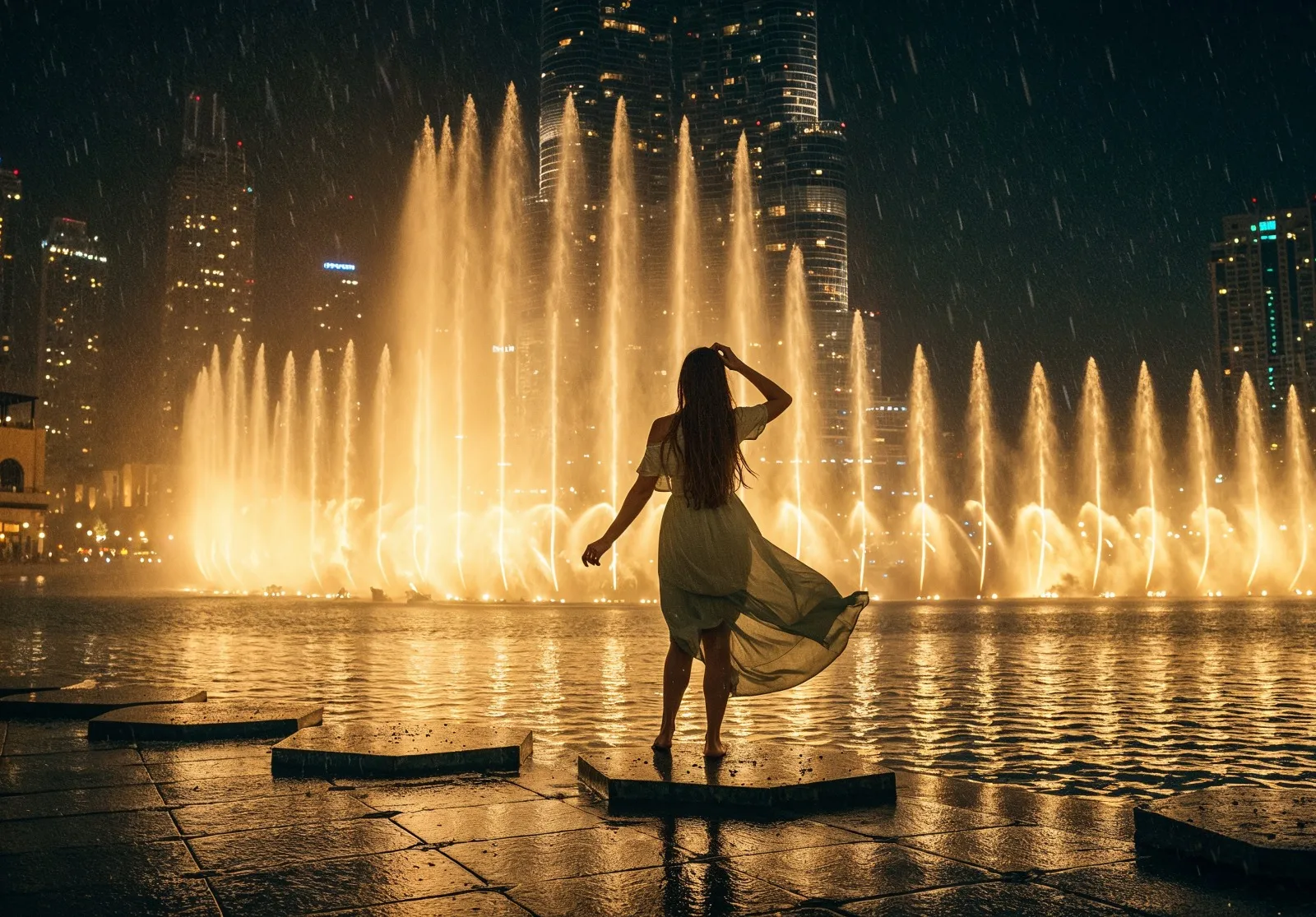 Dubai Fountain Walk Bridge
