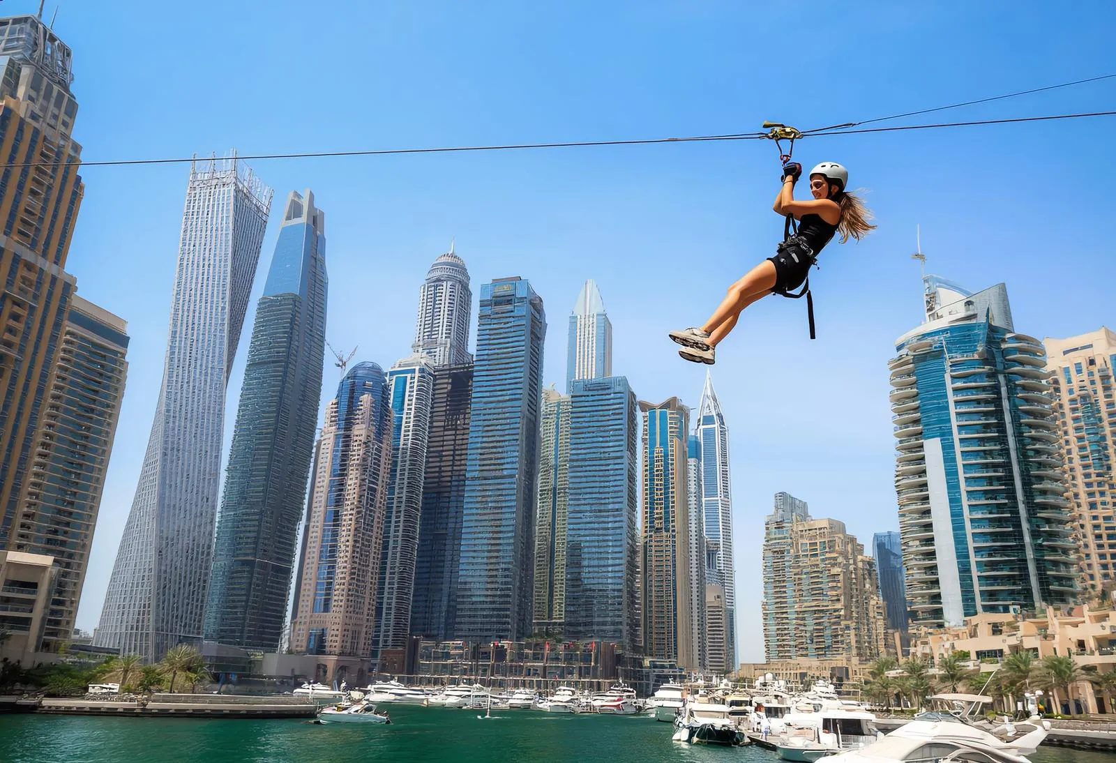 XLine Dubai Marina Zip Line Biletleri ile Fotoğraf & Videolar - Image 4